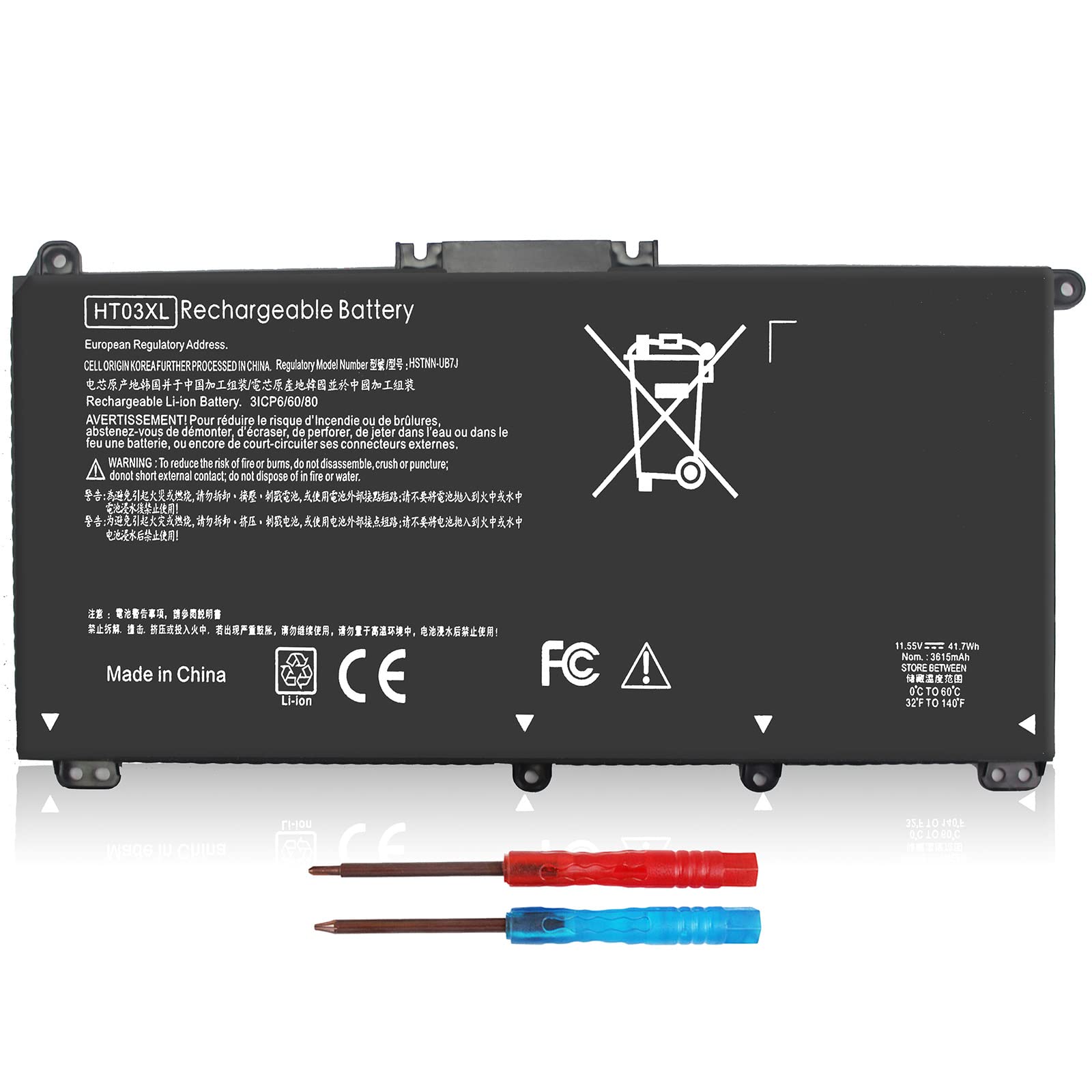 Ht03Xl L11119 855 Battery For Hp Pavilion 15 Da 15 Db 15 Dw 15 Cs 15 Dy 17 By 17 Ca 14 Ce 14 Cf 14 Df 14 Dq 14 Dk 14M Dh 15 Da00