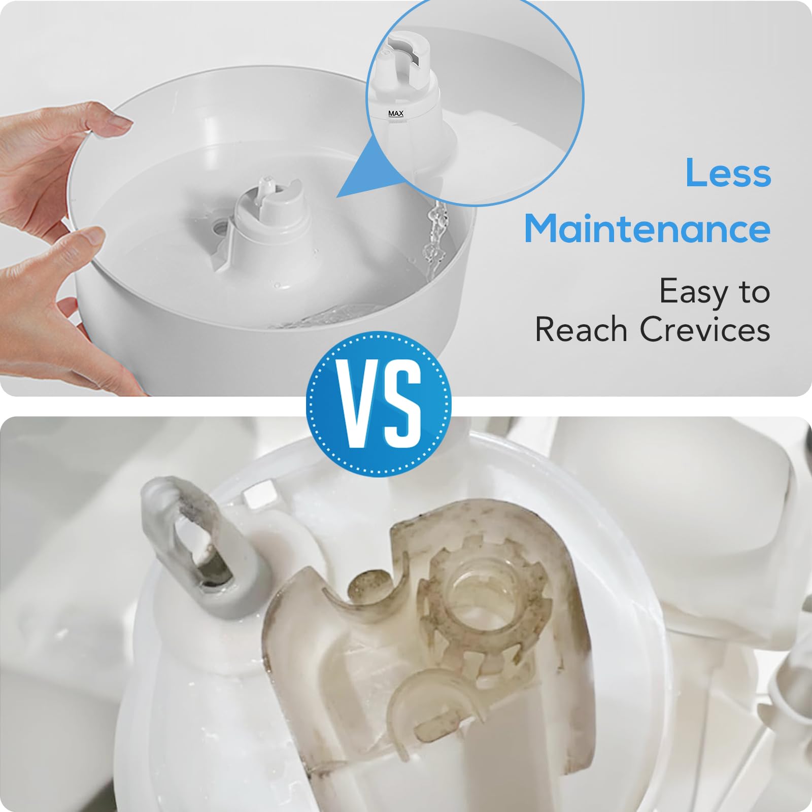 Humidifiers Easy To Clean,Essential Oil Diffuser, Colorful Night Light,Ultrasonic Top Fill Cool Mist Humidifiers For Bedroom Bab