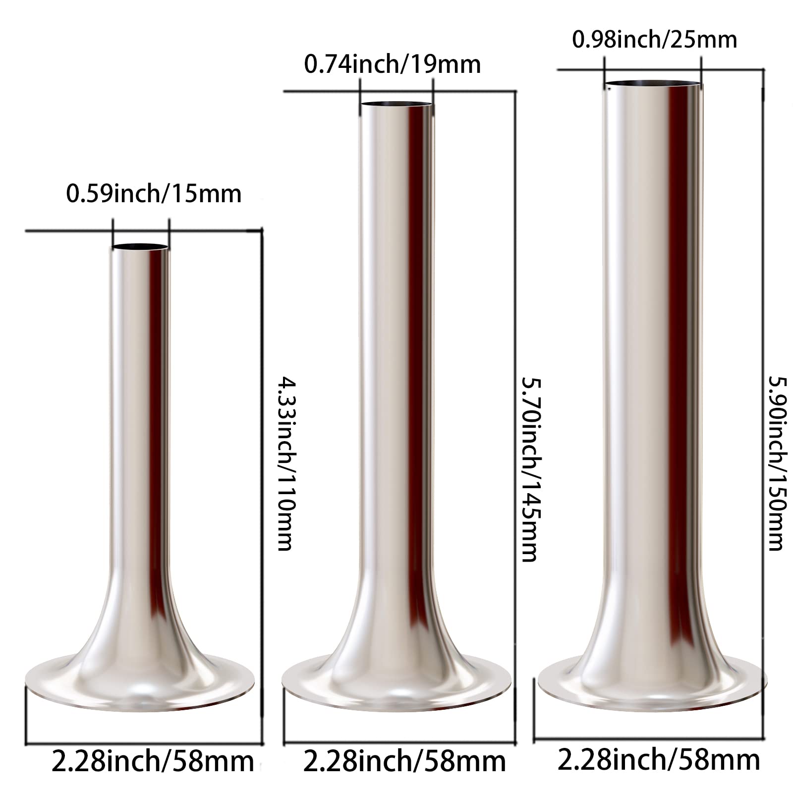 Innomoon Sausage Stuffer Kit For Kitchenaid Plastic Fga Food Grinder Attachment, For Kitchen Aid Sausage Attachment, 3 Stainless