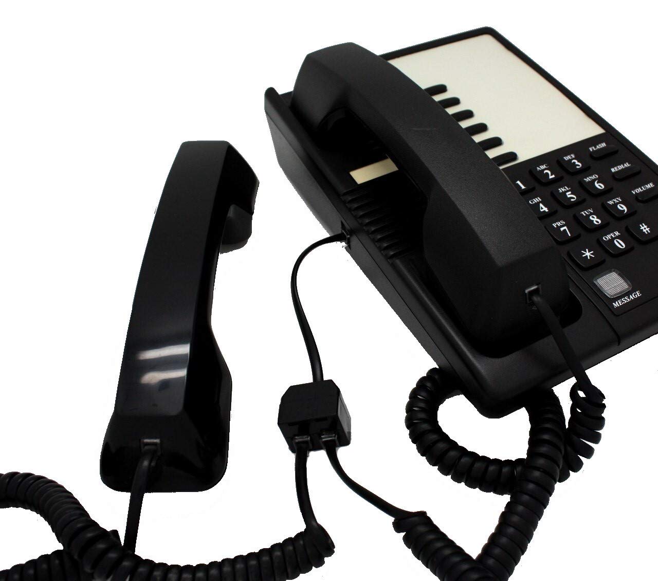 Newtech Telephone Training Adapter Y Splitter For Corded Handset