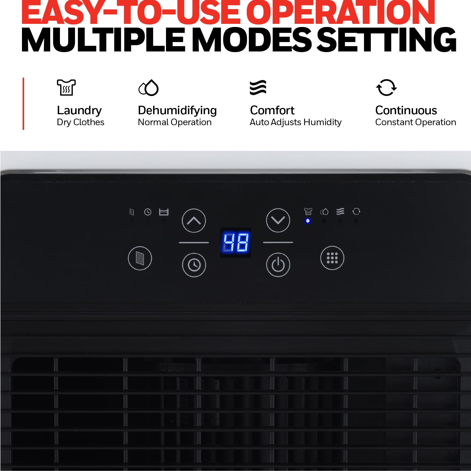 Honeywell 32-Pint Energy Star Dehumidifier For 3,000 Sq Ft - Laundry Mode, Auto-Comfort Mode & Thermal Overload Protection, Tpfi