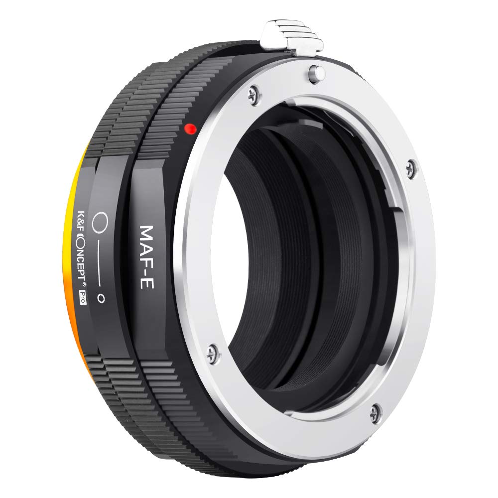 K&F Concept Lens Mount Adapter Compatible For Sony Alpha Minolta Af A Type Lens To Nex E Mount Mirrorless Camera With Matting Varnish Design