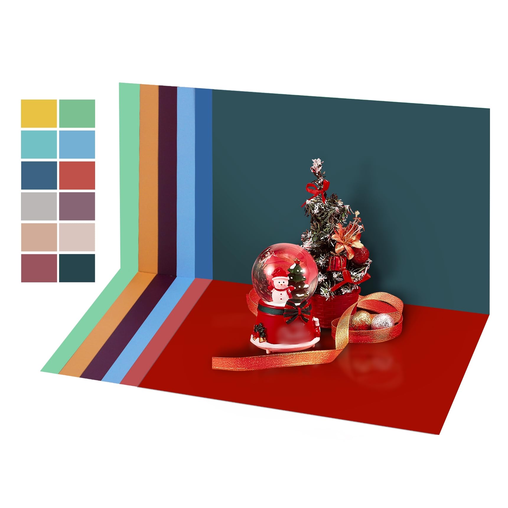 Meking 12PCS 12Patterns Product Photography Backdrops,Photo Backdrop Double Sided Morandi Tabletop Photo Background for Food/Mak