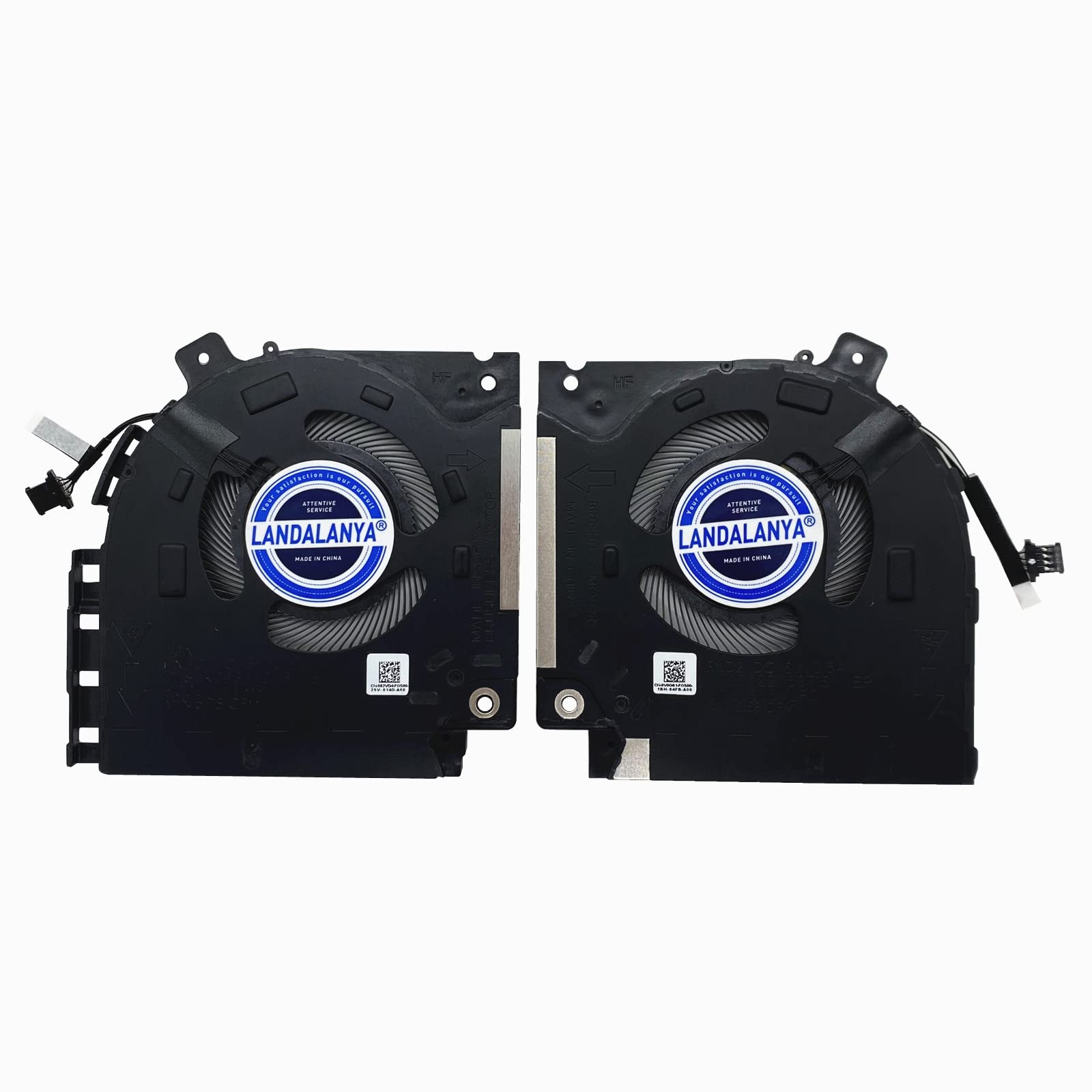 LANDALANYA Replacement New Laptop CPU+GPU The Main Cooling Fan for Dell Alienware X15 R1 X15 R2 RTX30 Series 082VD4 0V0G61 DFS5K