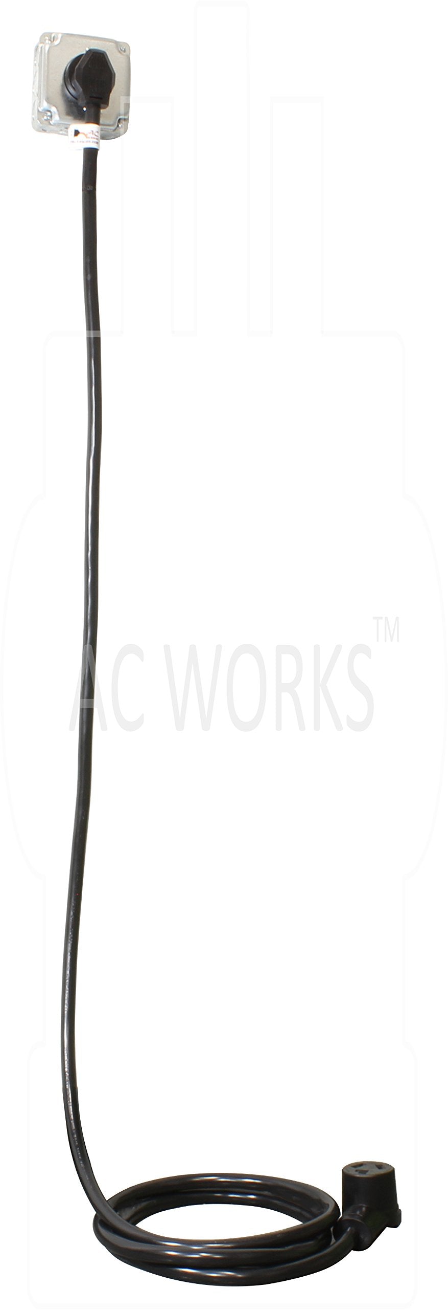 Ac Works 30Amp Dryer Extension Cord (10Ft 3 Prong Dryer)