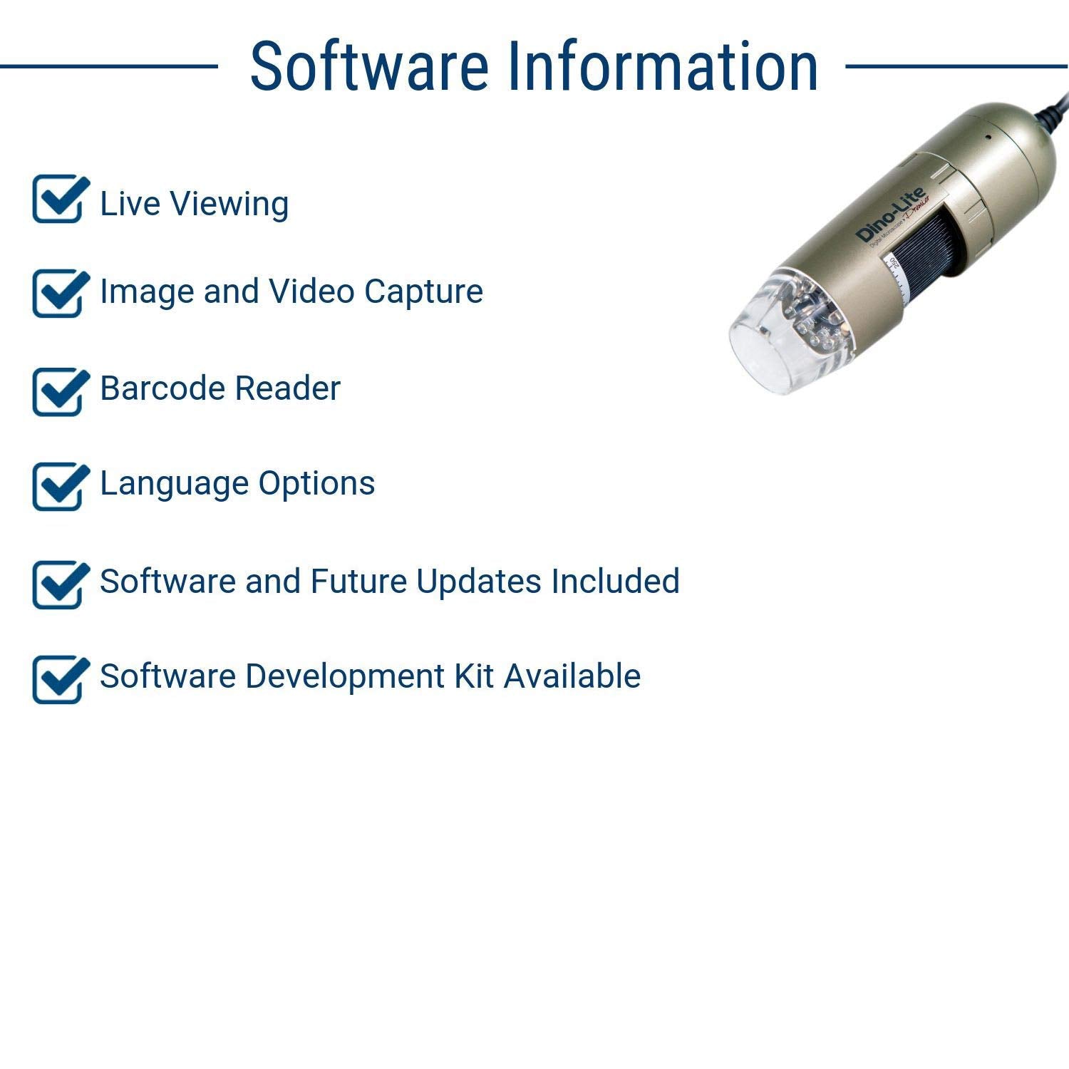 Dino Lite Usb Digital Microscope Am4111T   1.3Mp, 10X   50X, 220X Optical Magnification, Microtouch