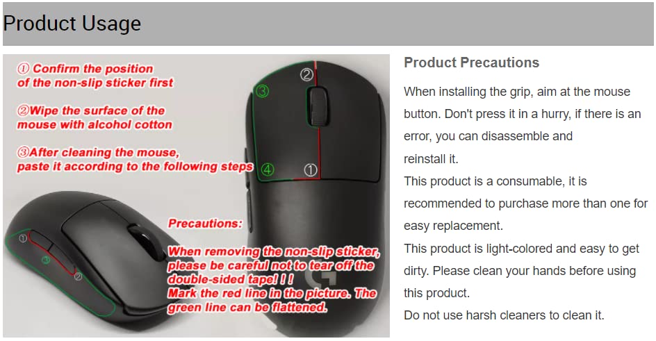 Hokeyio Mouse Grip Tape For Razer Deathadder V3 Pro Professional Non Slip Suck Sweat Resistant Printsteam Black Blue 0.5Mm