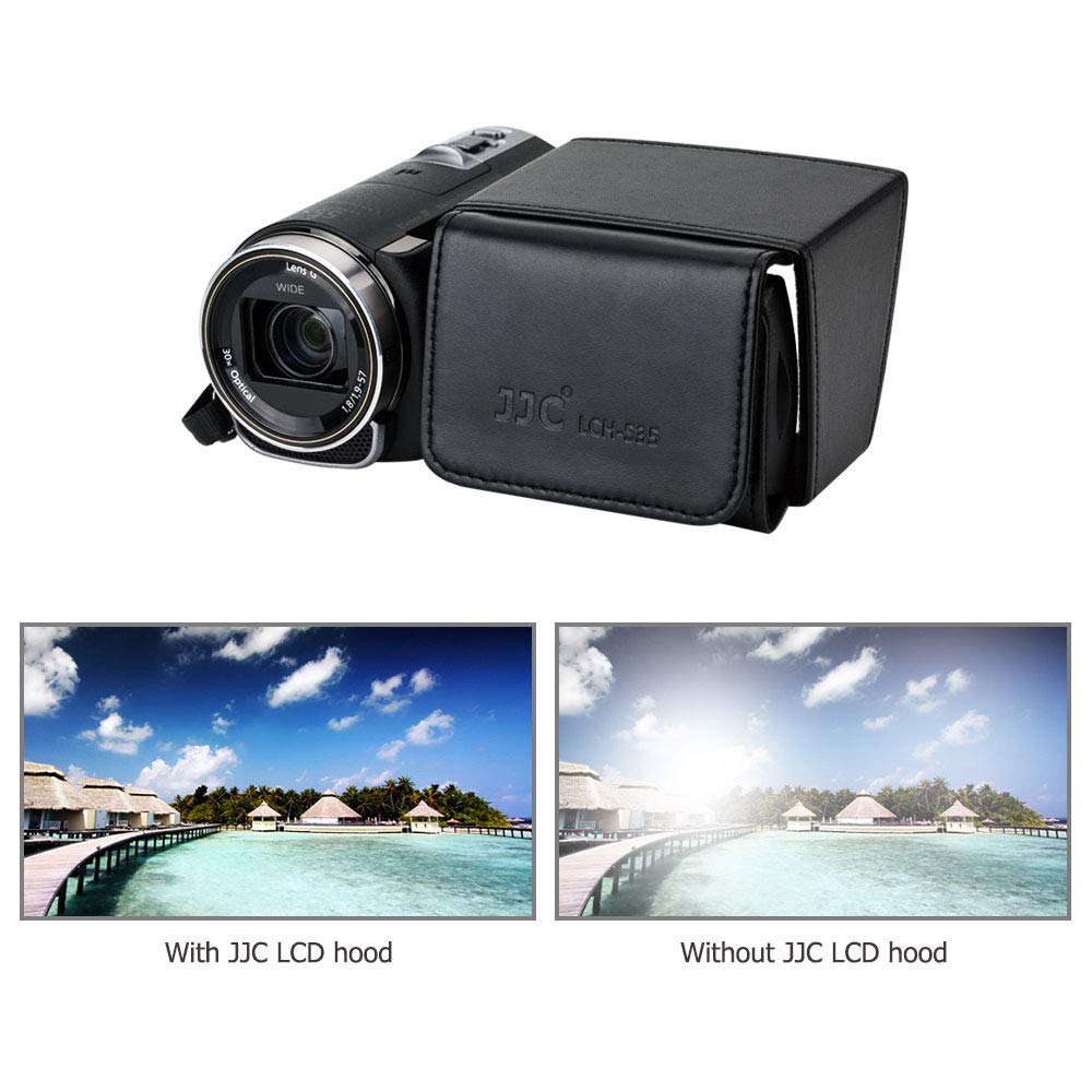 Jjc Camcorder 3 Lcd Screen Hood For Sony Fdr-Ax53 Ax33 Ax43 Hdr-Cx405 Cx455 Cx440 Cx675 Canon Xa15 Xa11 Xa40 Xa50 Vixia Hf G21 G