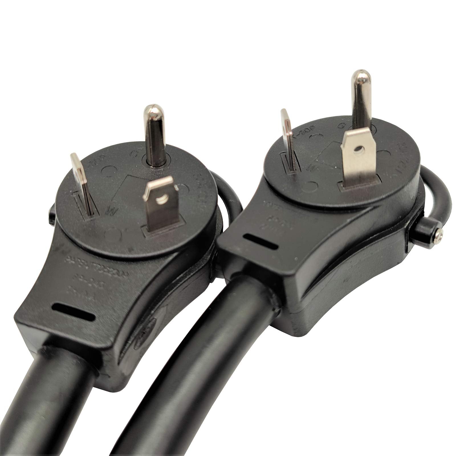 Parkworld 692361 Rv (2) 30A To 50A V Adapter Cord, (2) Tt 30P Male To 14 50R Female, 1.5Ft