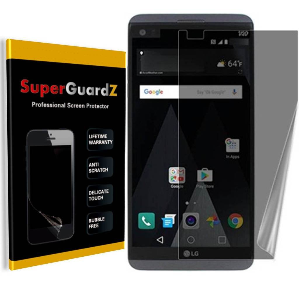 [2 Pack] For Lg V20   Superguardz Privacy Anti Spy Screen Protector, Anti Glare, Anti Scratch, Anti Bubble