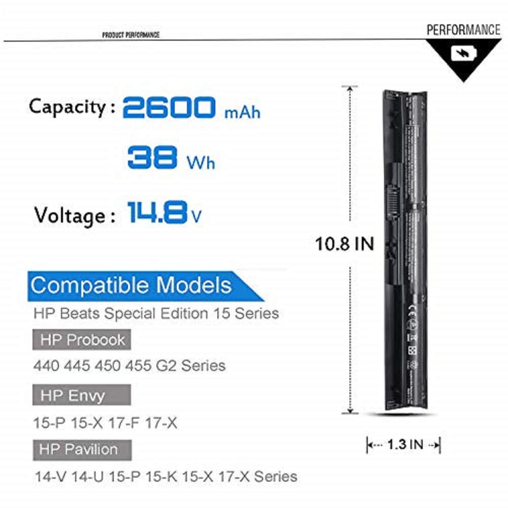Vi04 Battery 756743 001 756478 541 For Hp Pavilion Beats Special Edition 15 P 15 P390Nr 15 P030Nr 15 P008Au 15 P016Au 15 P071Nr