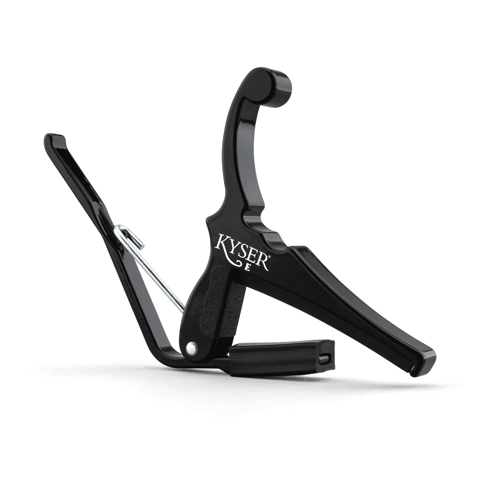 Kyser Musical Products Quick-Change Capo, KGEBA, Black - For Electric Guitars, Made in USA, Quality, Strong, Lightweight, Quick 