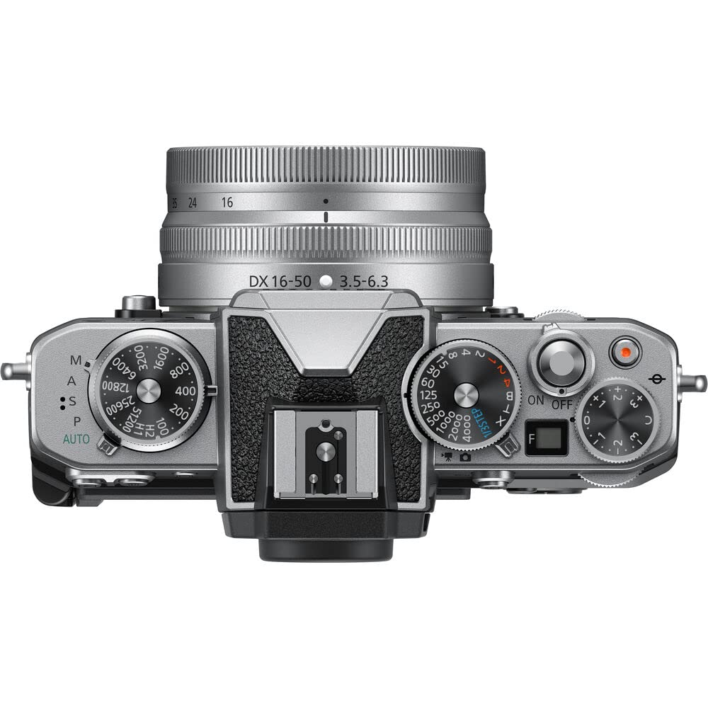 Nikon Zfc Mirrorless Camera With 16-50Mm Z Lens Silver (1675) + 64Gb Memory Card + Filter Kit + Bag + Card Reader + Photo Softwa