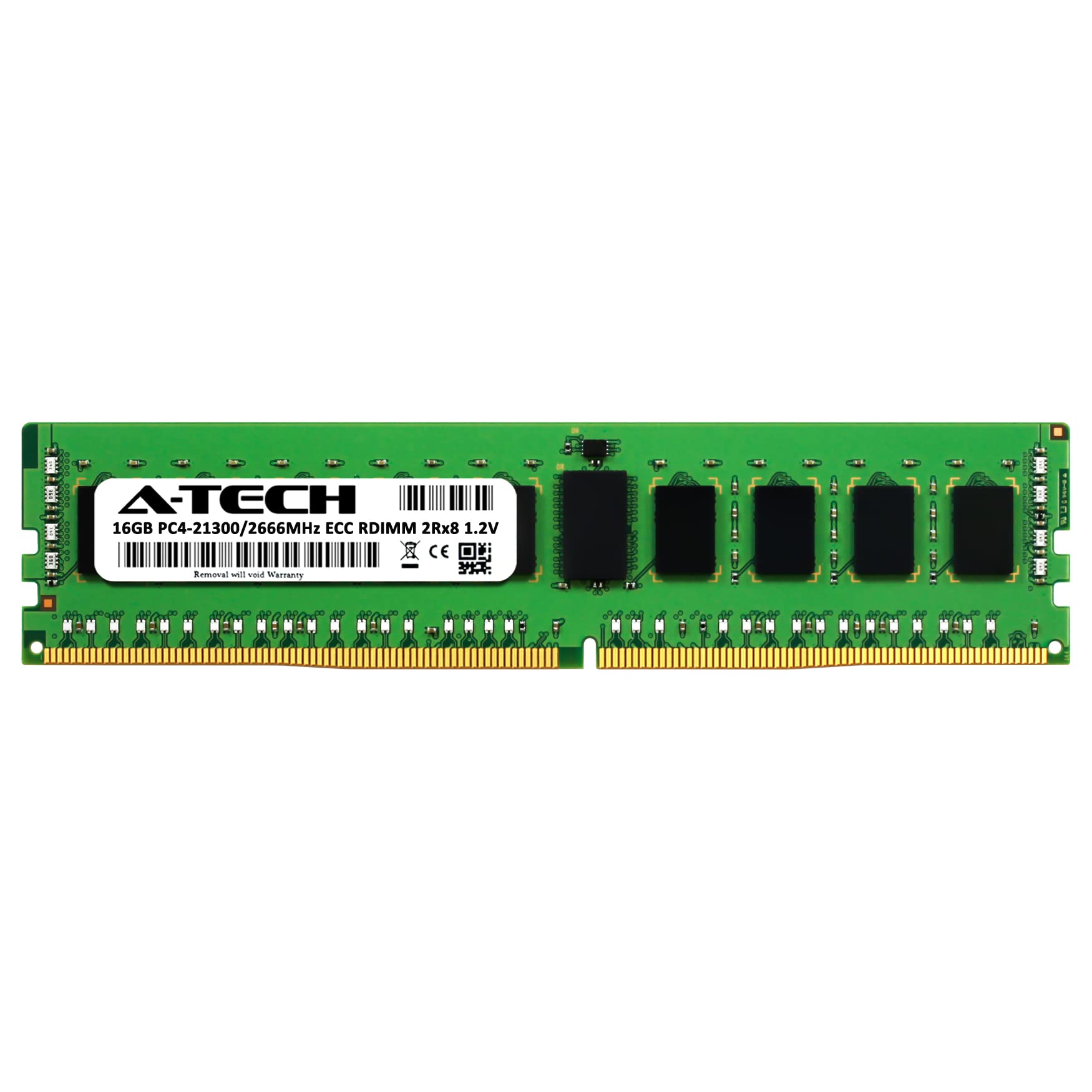 A Tech 16Gb Ddr4 2666Mhz Pc4 21300 Ecc Rdimm 2Rx8 1.2V Dual Rank Ecc Registered Dimm 288 Pin Server & Workstation Ram Memory Upg