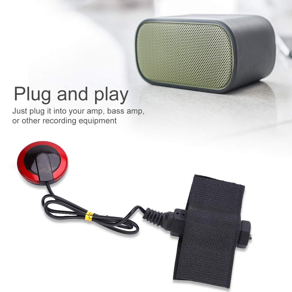 Guitar Pickup, Universal Piezo Contact Tranucer Microphone Pickup For Guitar, Ukulele, Violin, Cello, Mandolin Instruments Piezo