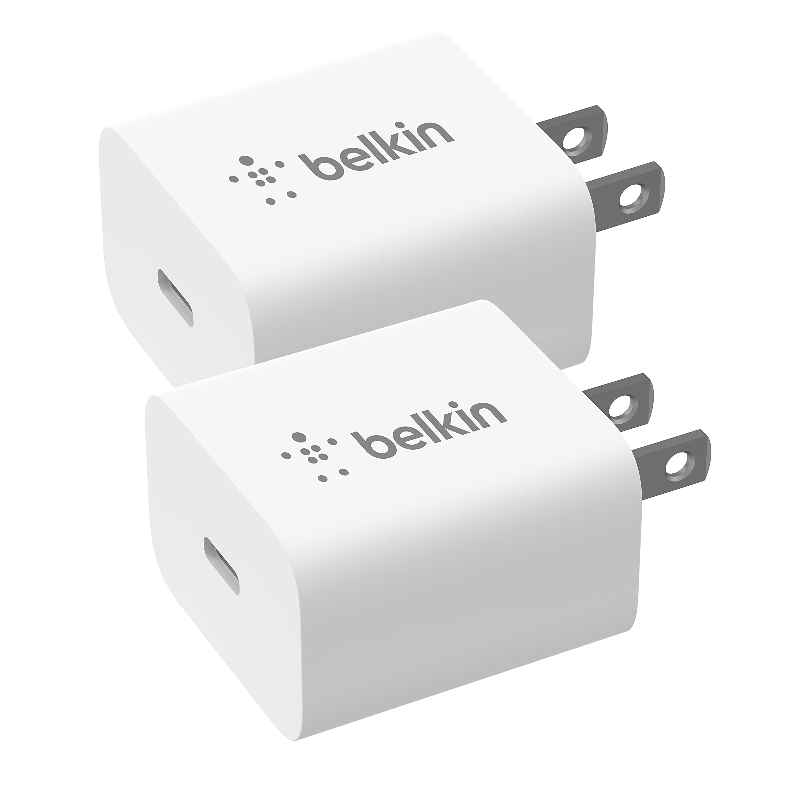 2-Pack 20W Usb-C Wall Charger, Pd, Wht, B2B