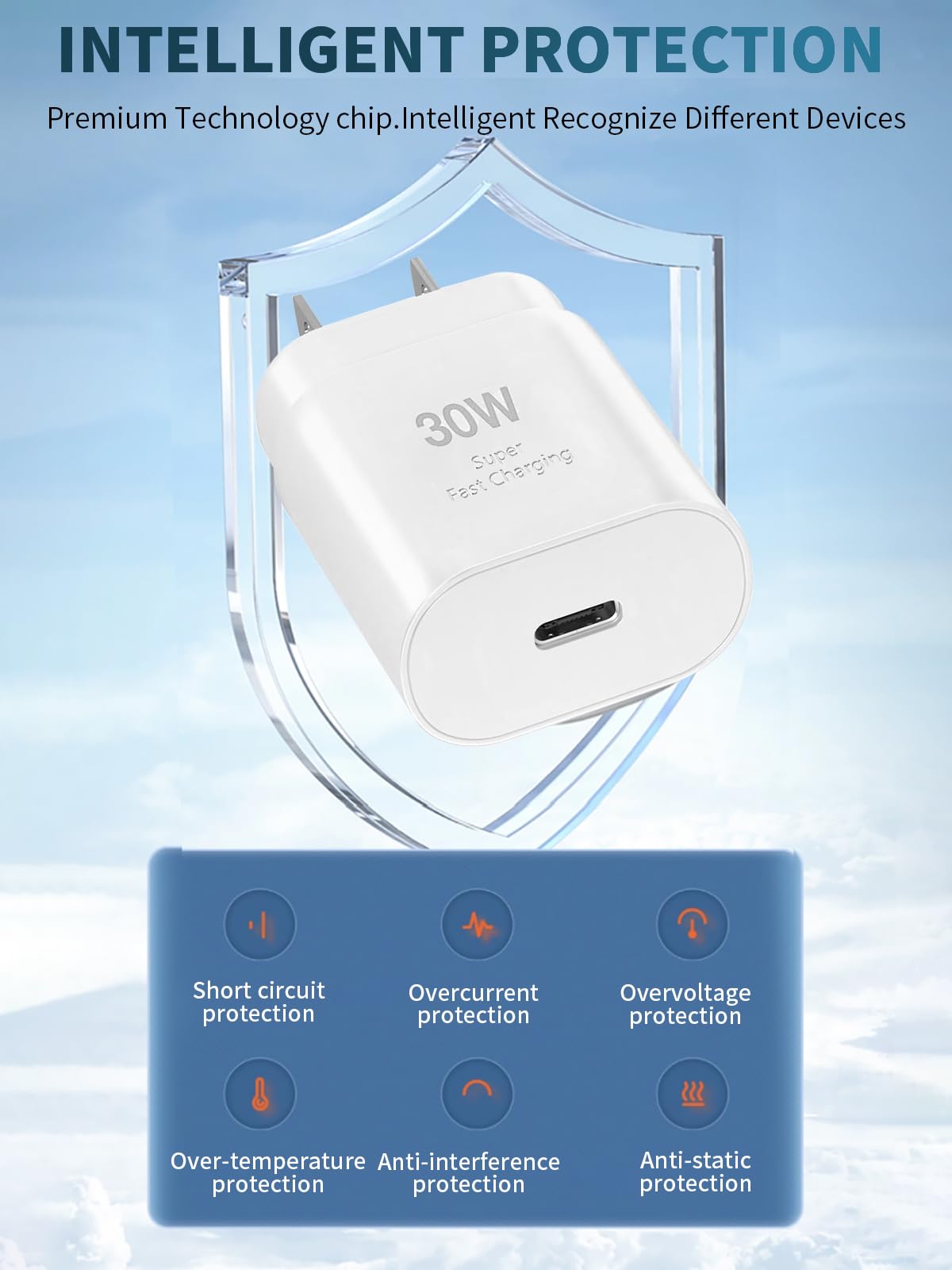 I Phone 16 15 Pro Charger Fast Charging,30W Usb C Super Fast Charger Block With 10Ft Long Type C For I-Phone 16/16 Pro/16 Pro Ma