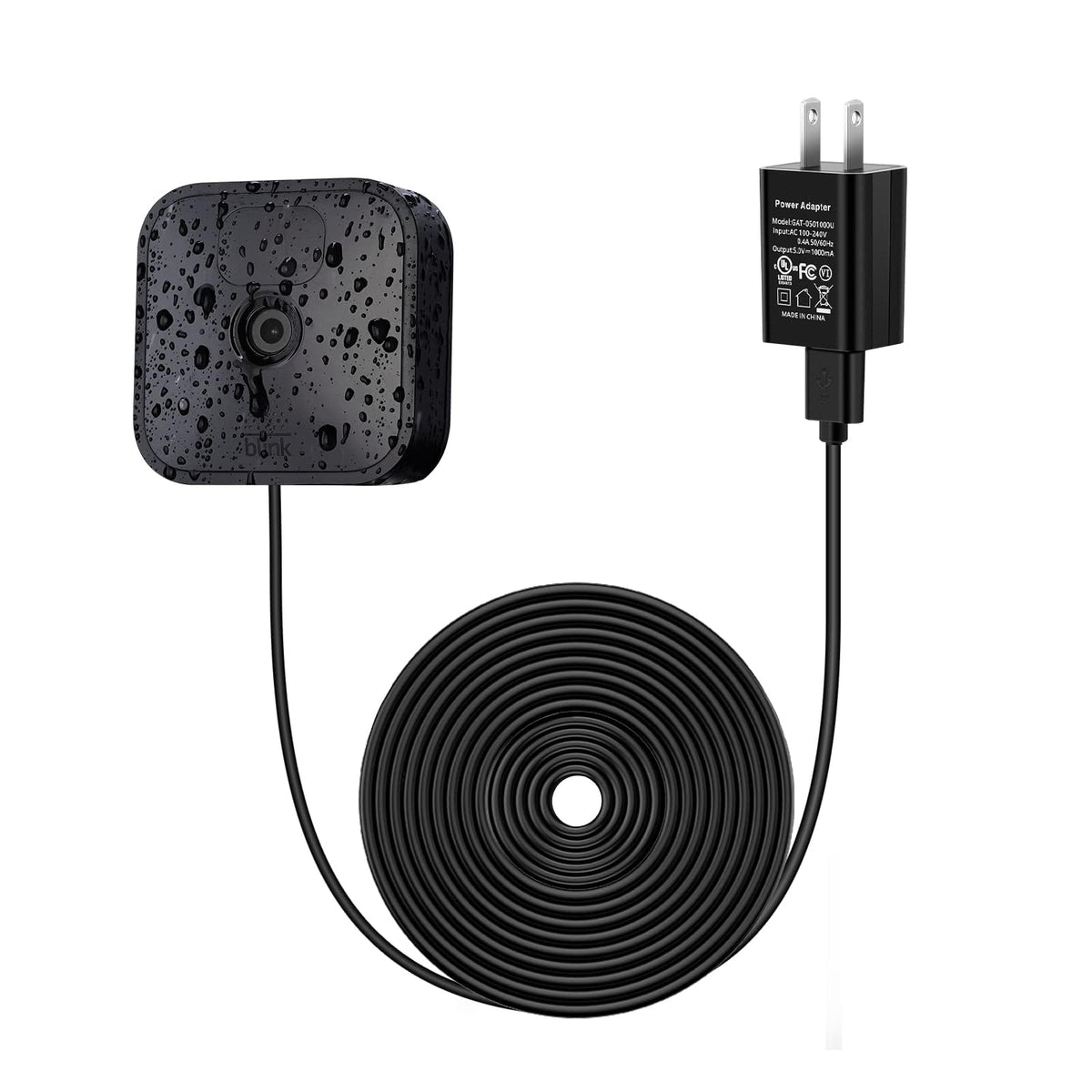 Ayotu 16Ft/5M Power Cable For Blink Outdoor 3Rd/Xt2/Xt Camera, Waterproof Power Adapter With Charging Cord, No Need Change Batte