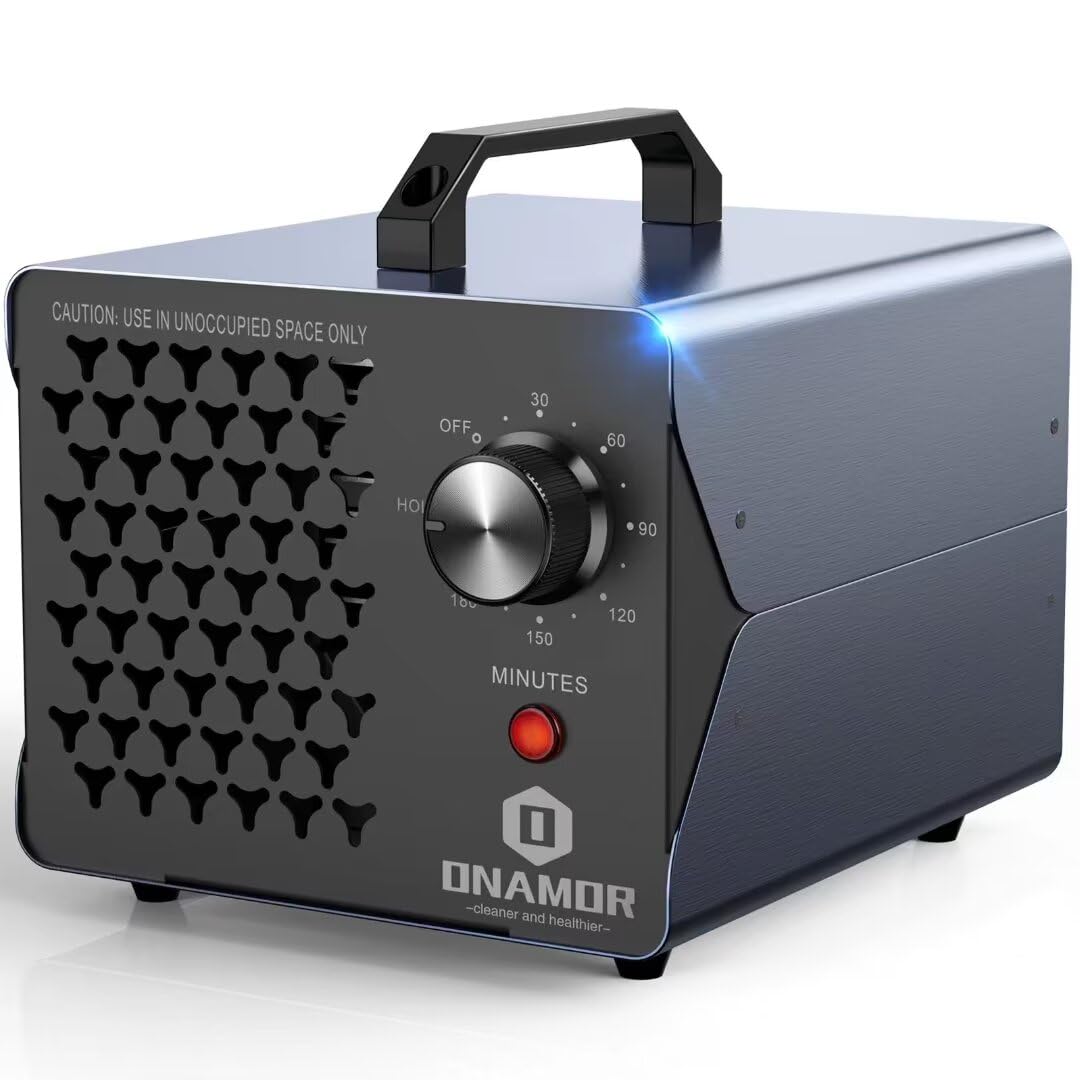 Onamor Ozone Generator 63,000Mg   Ozone Machine For Home, Smoke, Car, And Pet Room. (Suitable For Area Of 6,000 Square Feet)   G