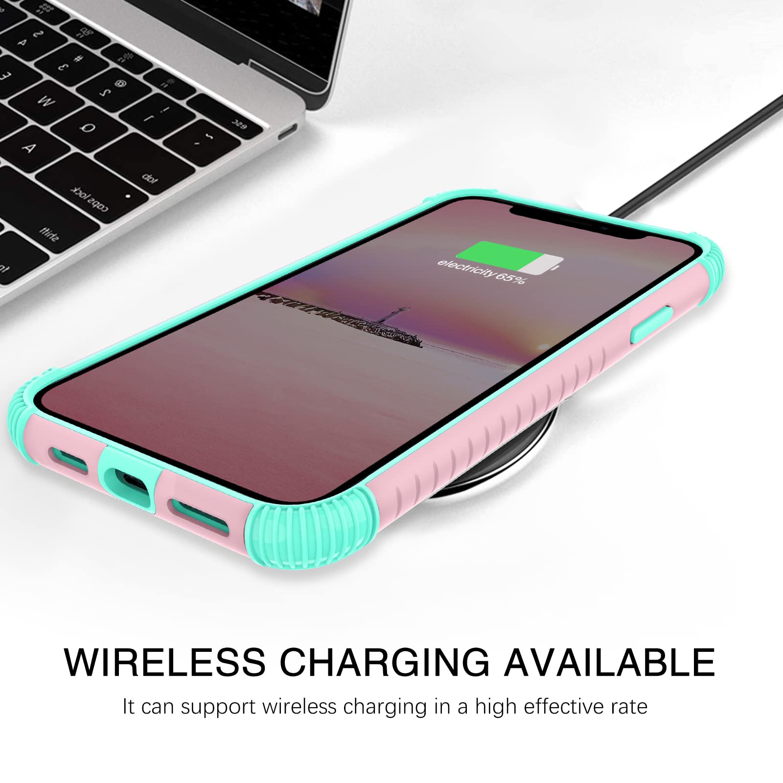 Bentoben Iphone 11 Pro Max Case, 2 In 1 Heavy Duty Rugged Hybrid Shockproof Soft Tpu Bumper Hard Pc Non Slip Protective Girls Wo