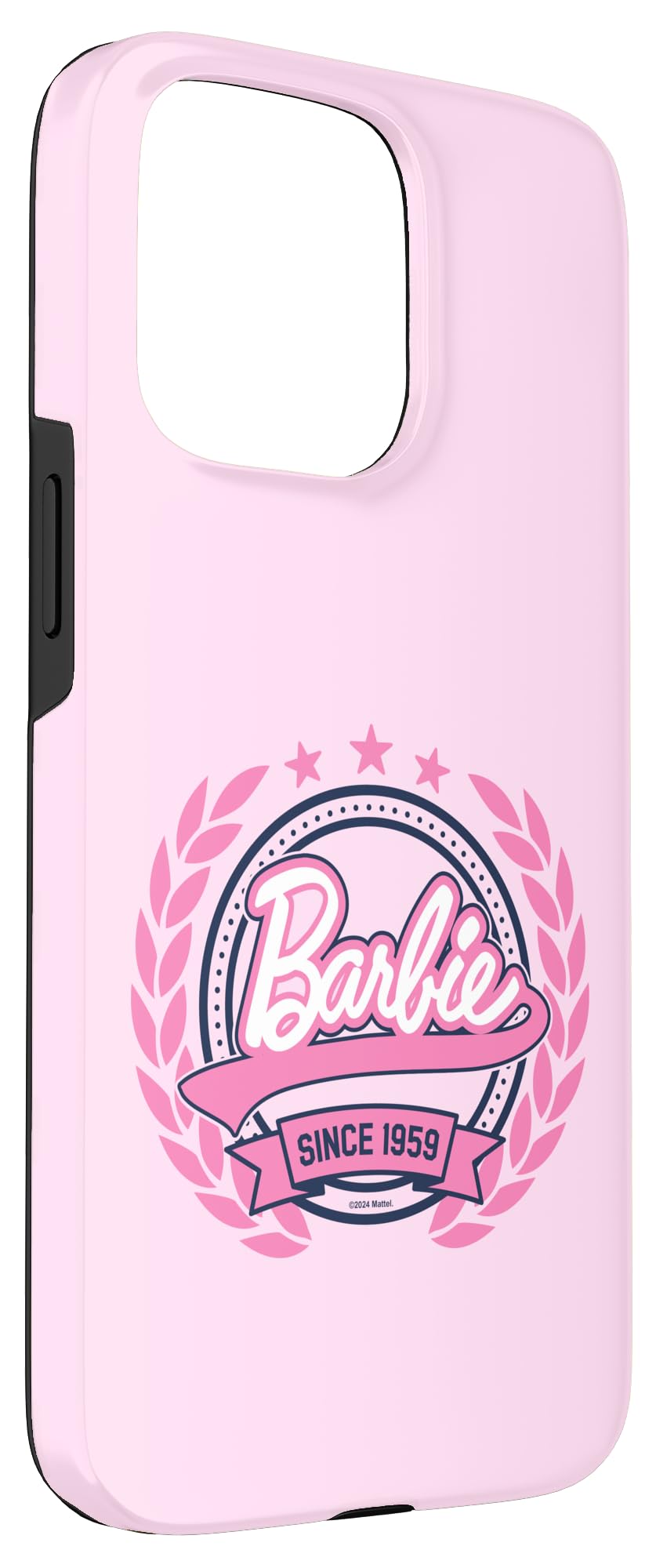Iphone 15 Pro Max Barbie   Varsity Collegiate Seal Since 1959 Logo Case