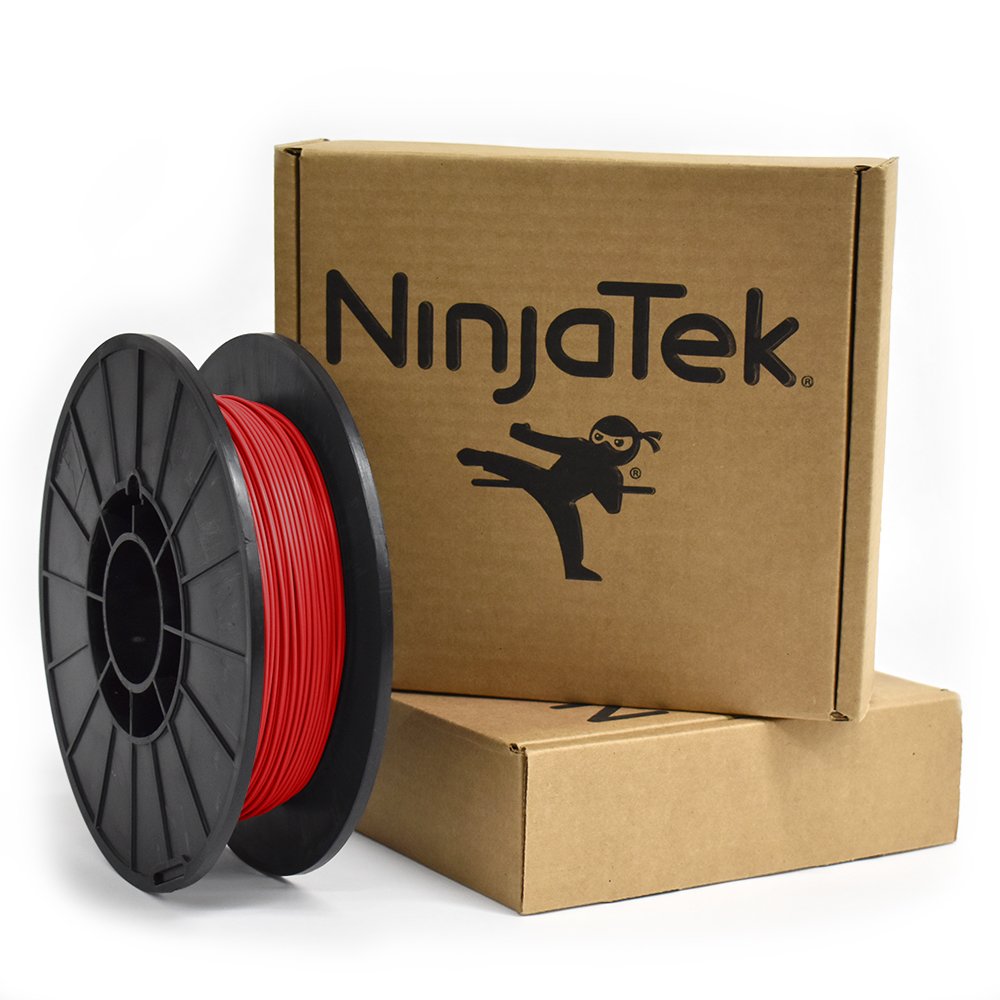 Ninjatek   3Dch0329005 3Dch03129005 Cheetah Tpu Filament, 3.00Mm, Tpe.5Kg, Fire (Red) (Pack Of 1)