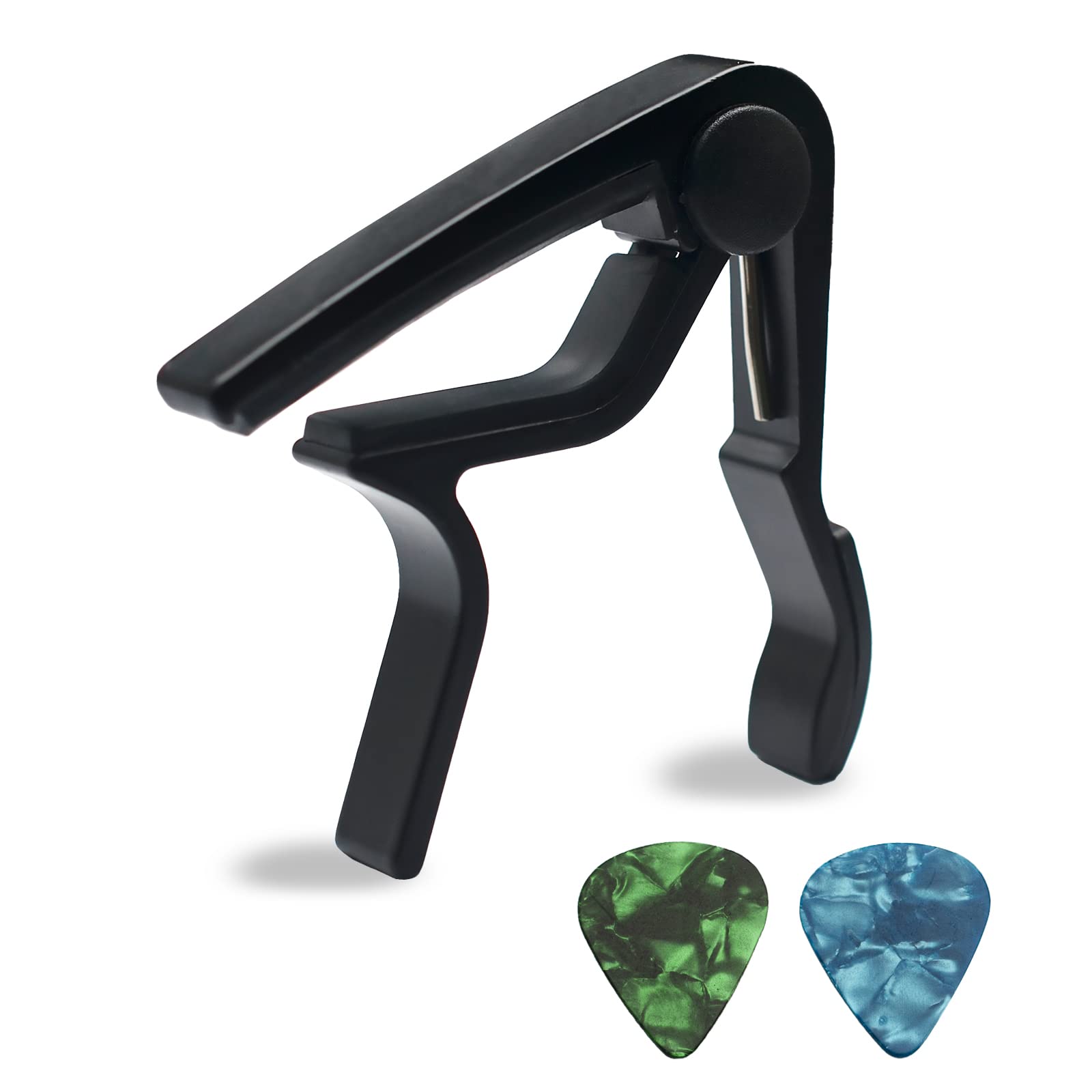 Saphue Guitar Capo For 6 String Acoustic And Electric With 2 Picks