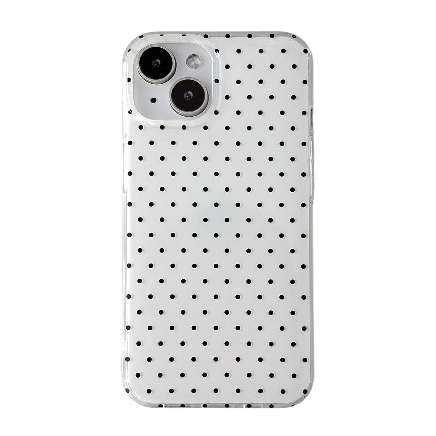 QLTYPRI Cute Phone Case for iPhone 13/iPhone 14 Case Polka Dot Fashion Aesthetic Design for Women Girls, Slim TPU Shockproof Pro