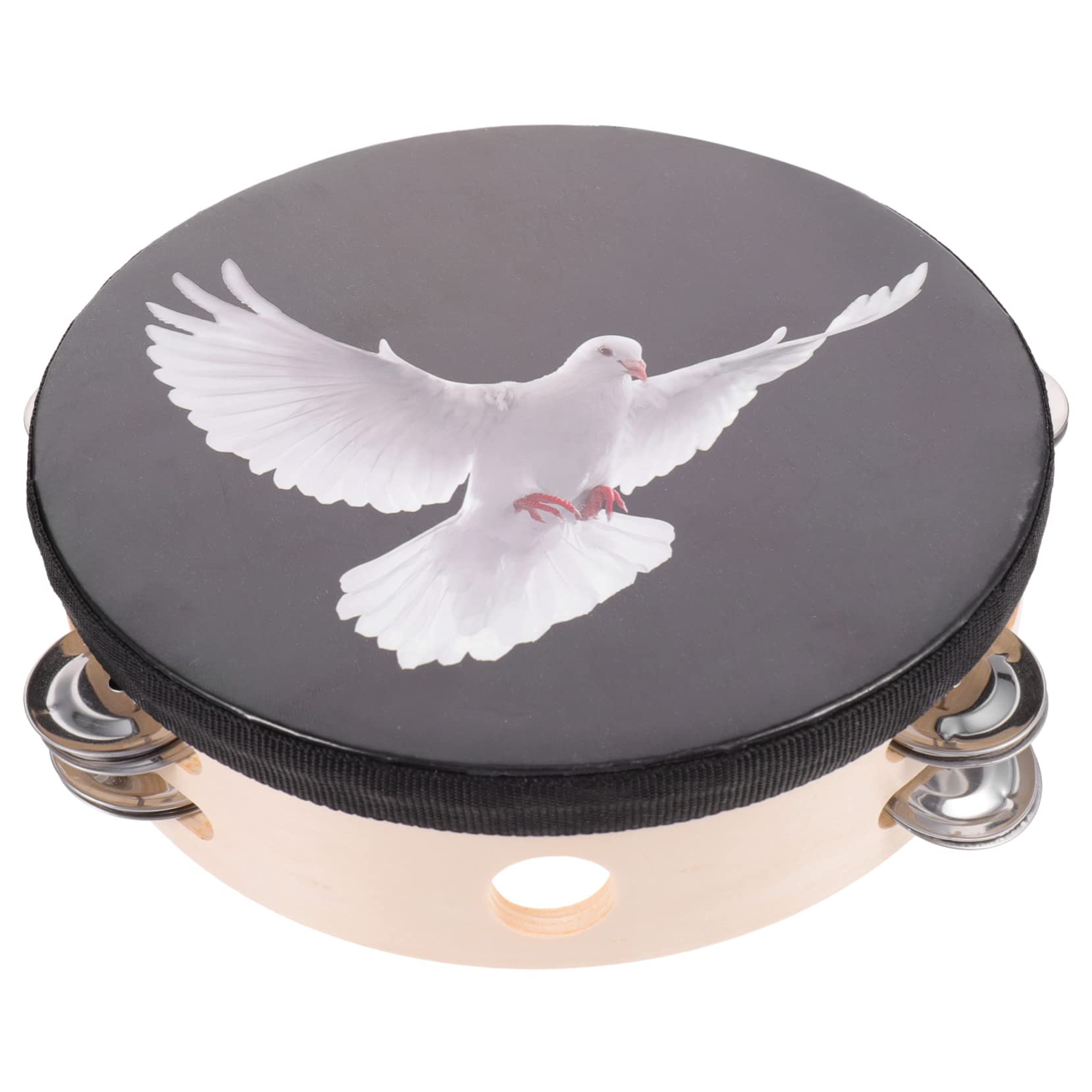 EXCLUZO Double Hand Tambourine Toddler Musical Instruments for Baby Music Plastic Musical Percussion Bell Musical Instruments Ki