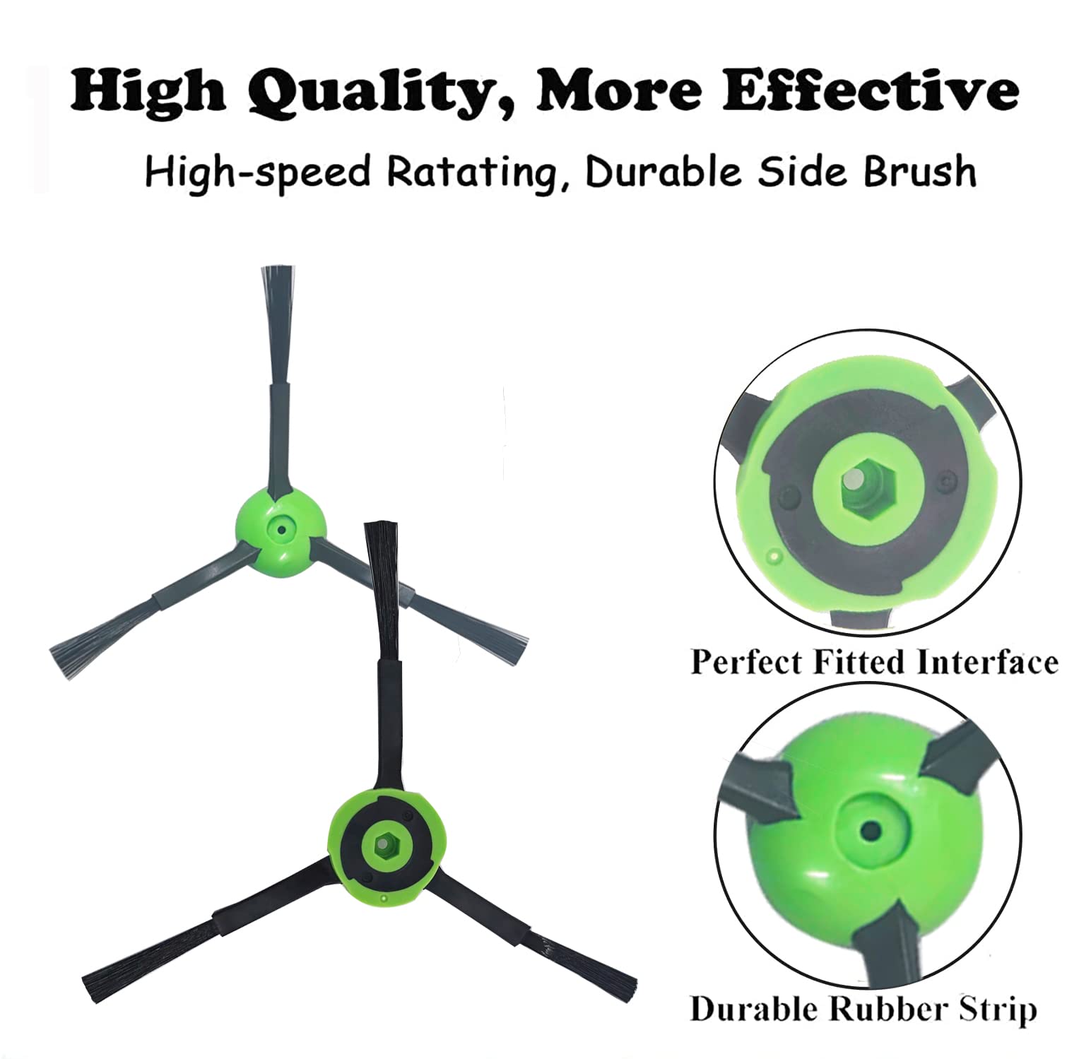 Vanclearidea Replacement Side Brushes Compatible With Irobot Roomba I,E And J Series I7 I7+ Plus I8 I3 I3+ I4 I4+ I6+ Plus J7+ E