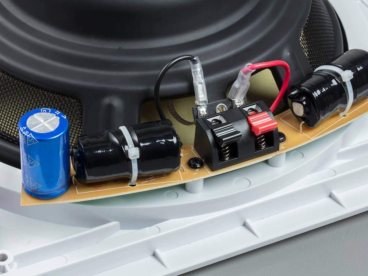 Monoprice Fiber In Wall Speaker   10 Inch, 300W Subwoofer, Easy Installation And Paintable Grill   Caliber Series