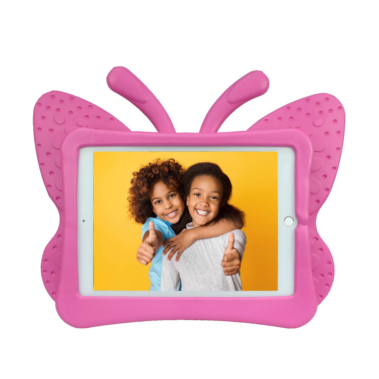 Tading Kids Ipad 6Th Generation / 5Th Generation Case For Kids,Cute Butterfly Shockproof Eva Foam Super Protection Stand Cover F