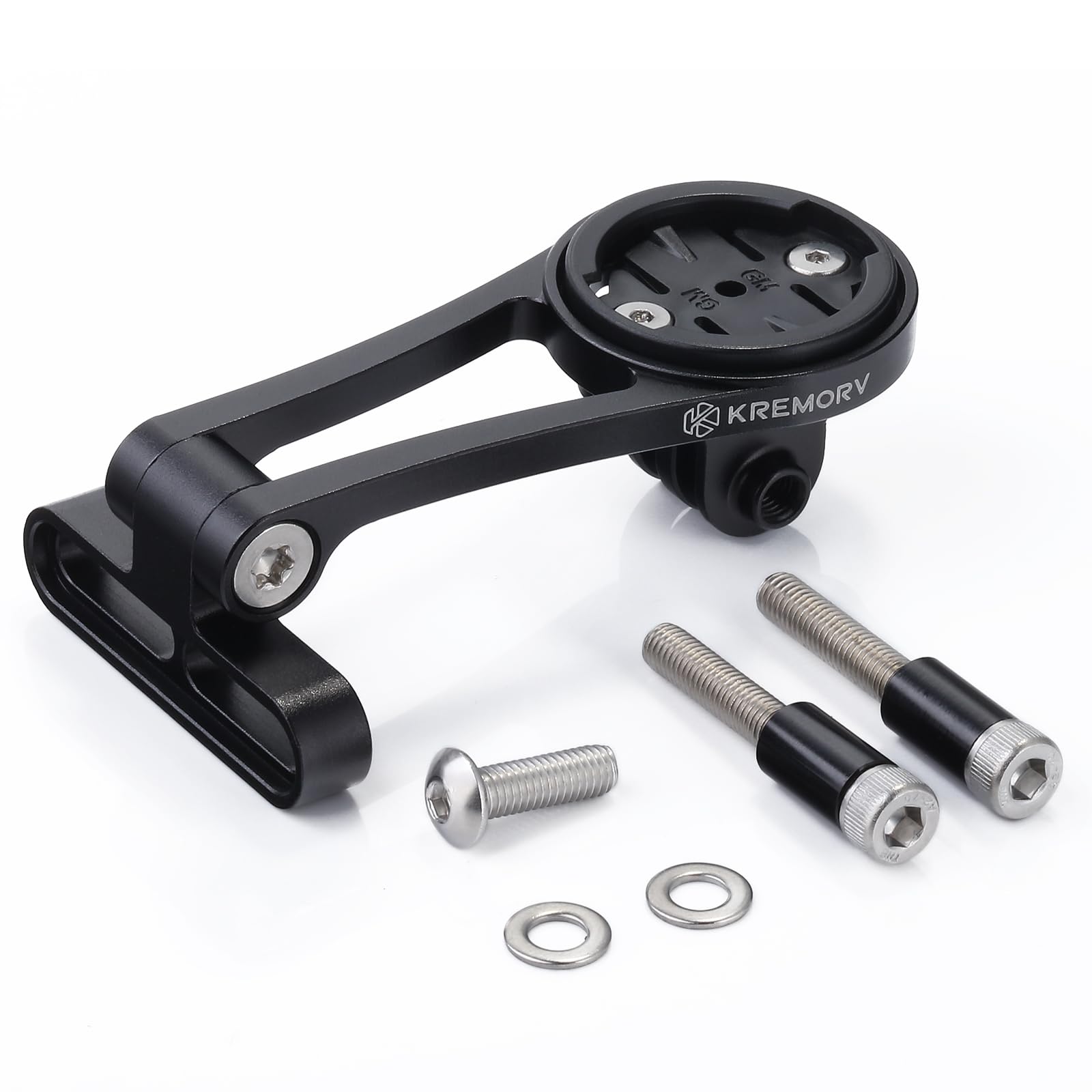 Kremorv Bike Mount Adjustable Out Front Extended Bicycle Computer Mount For Garmin Edge