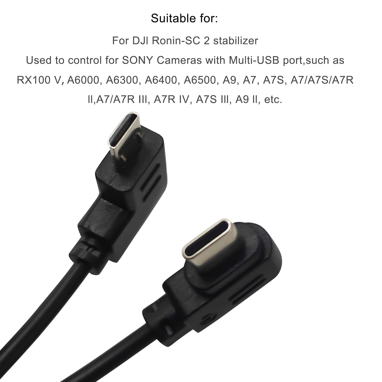 Lingofoto Rss Control Cable, Usb C To Multi Usb Multi Camera Control Cable For Dji Ronin Sc To For Sony A9, A7, A7S, A7/A7S/A7R