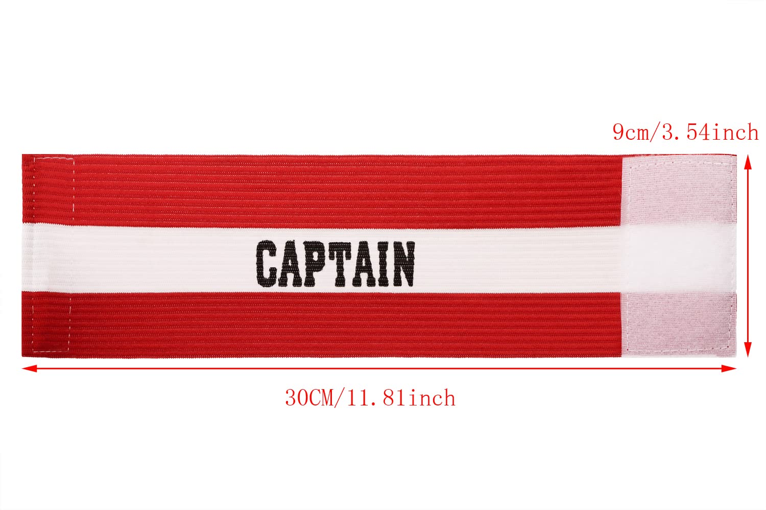 Onlykxy Captain Armbands 9X30Cm/3.54X11.81Inch Adjustable Leader Armband For Soccer Basketball Volleyball School Team Competitio