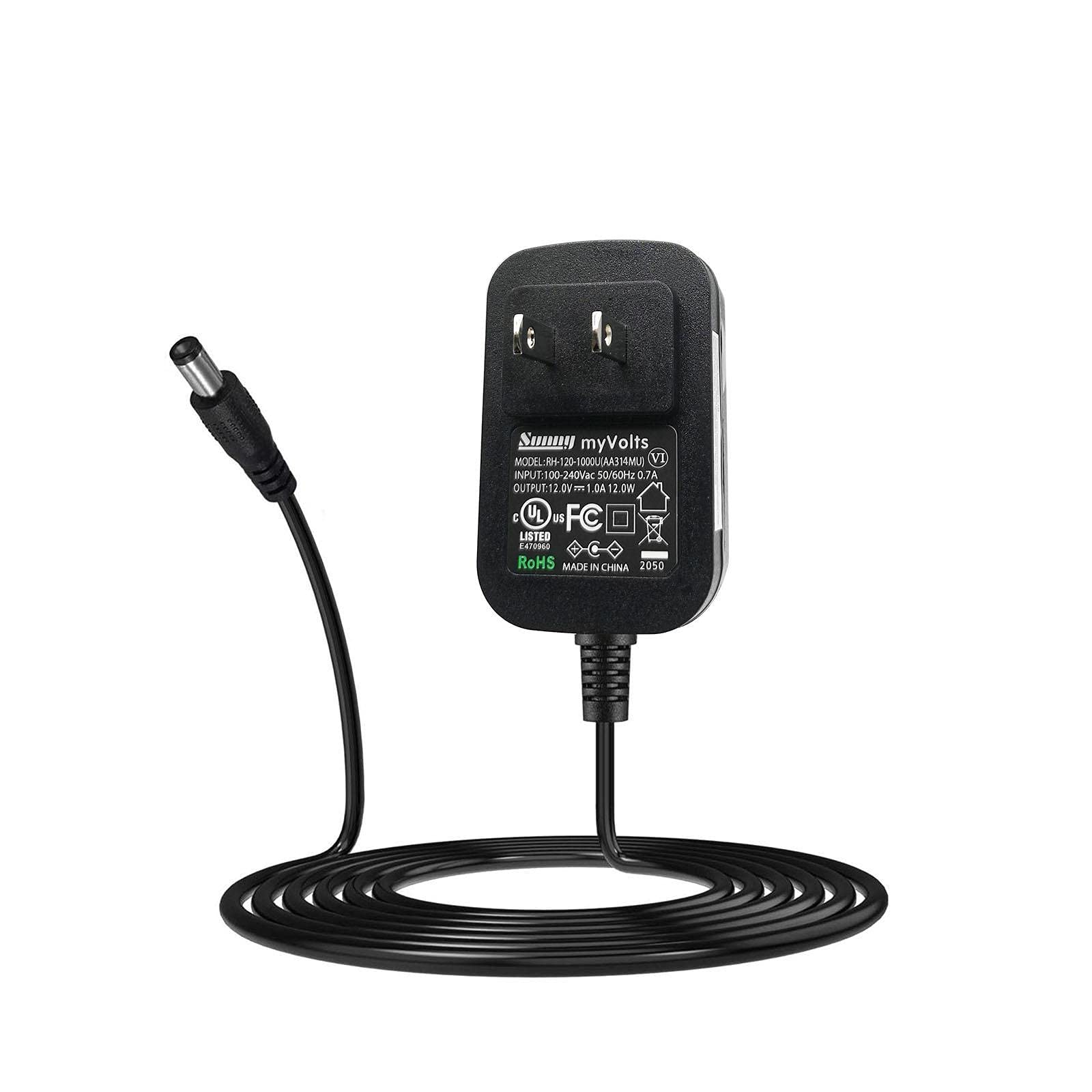 Myvolts 12V Power Supply Adaptor Compatible With Tc Helicon Go Xlr Usb Audio Interface   Us Plug