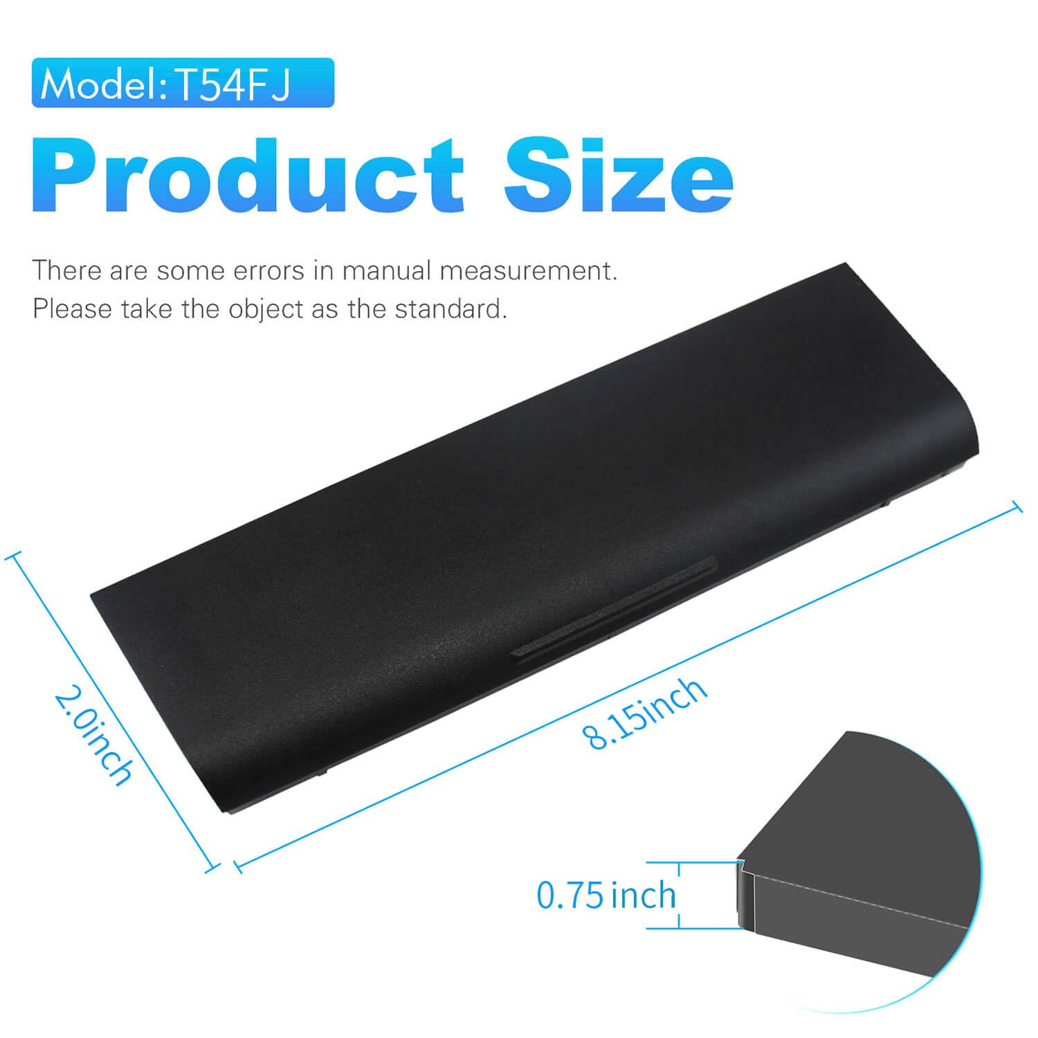 Zayaupvl 60Wh T54Fj Battery Replacement 8858X N3X1D For Dell Latitude E6430 E6540 E6530 E6520 E6420 E5430 E5420 E5530 E6440 E552