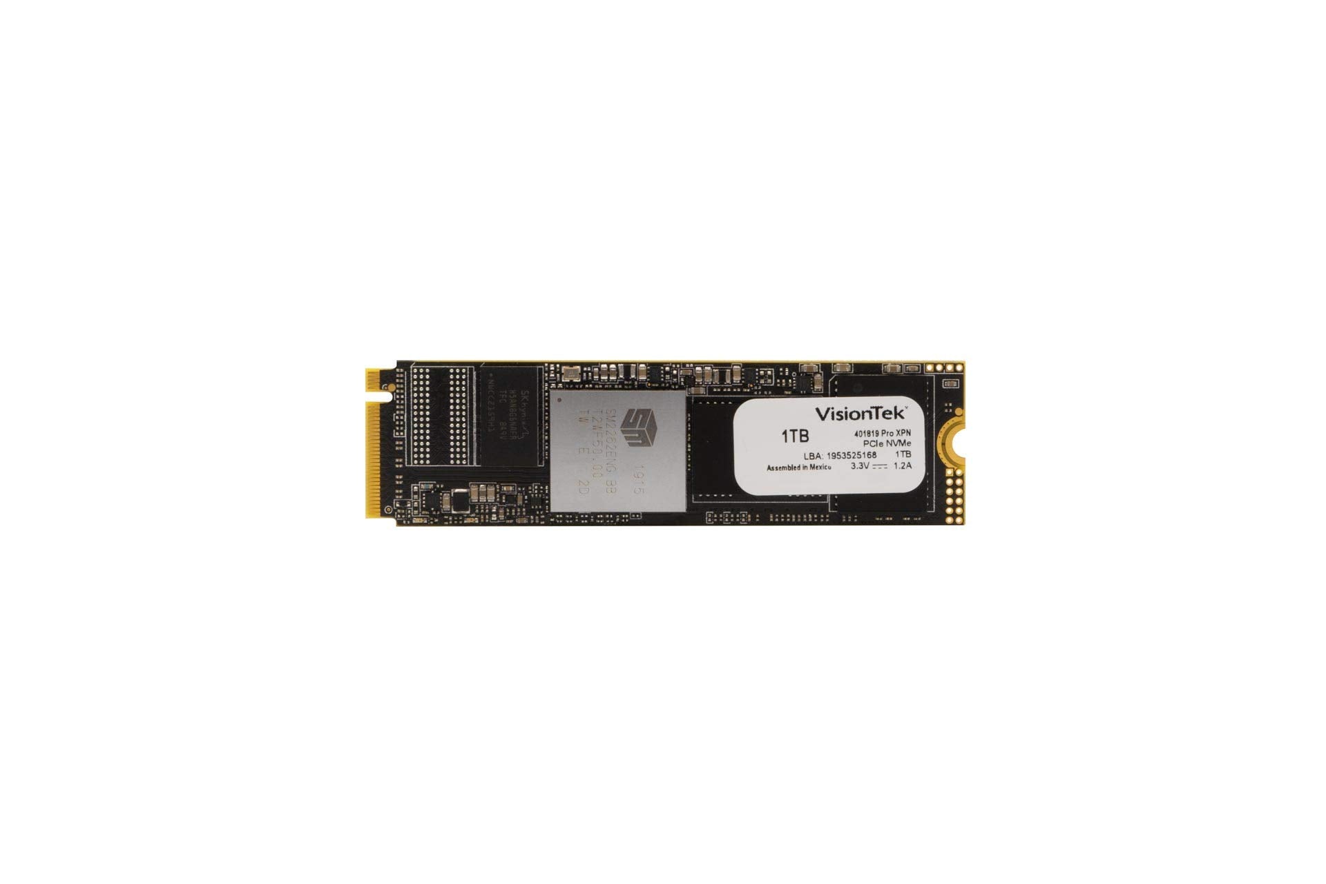 Visiontek 1Tb Pro Xpn M.2 Nvme Ssd Internal Solid State Drive With 3D Nand Technology For Desktop Computers, Laptops And Mac Sys
