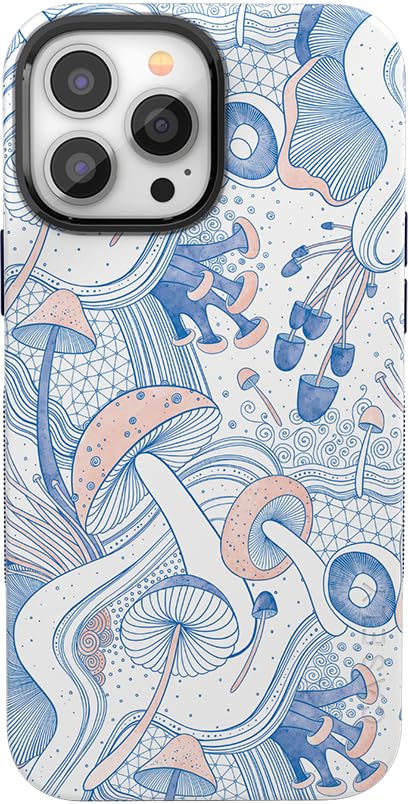 Casely Iphone 13 Pro Max Floral Case | Compatible With Magsafe | The Fun Guy | Enchanted Forest Mushroom Case