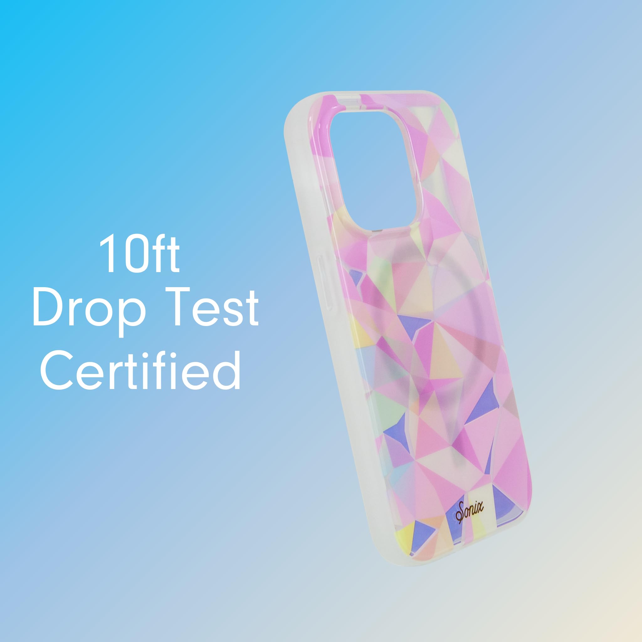 Sonix Case For Iphone 15 Pro Max | Compatible With Magsafe | 10Ft Drop Tested | Glam Prismatic