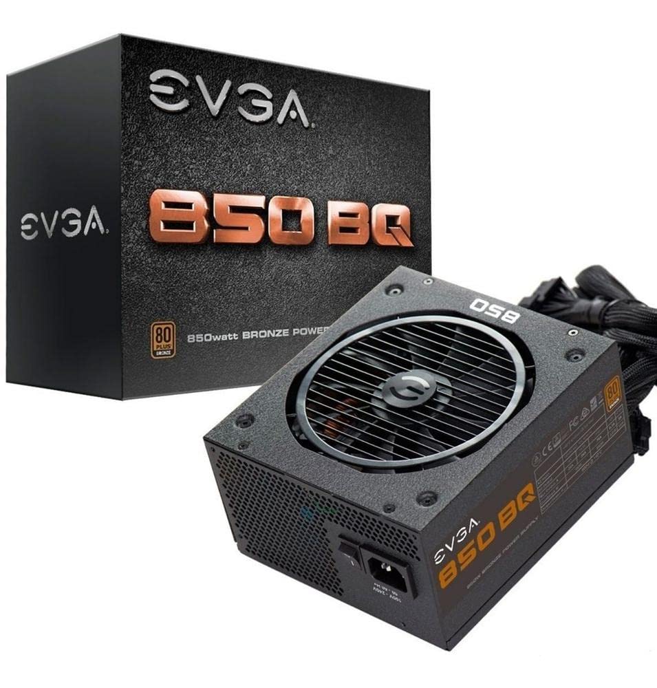 Evga 850 Bq, 80+ Bronze 850W, Semi Modular, 5 Year Warranty, Includes Free Power On Self Tester, Power Supply 110 Bq 0850 V1