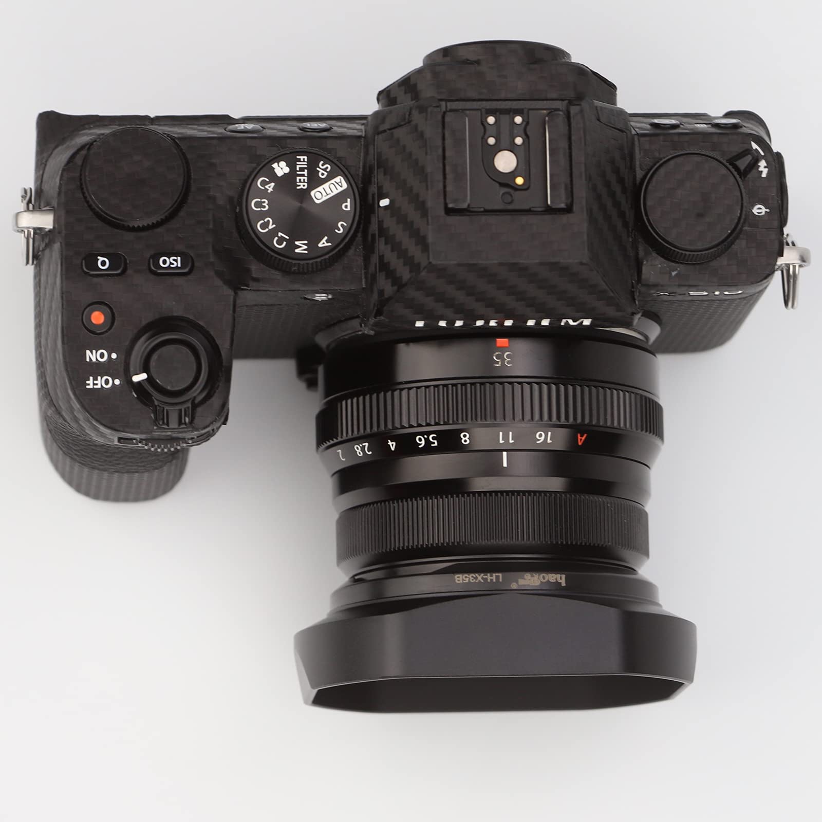 Haoge Lh X35B Metal Square Bayonet Lens Hood For Fujinon Xf35Mmf2 R Wr Xf23Mmf2 R Wr Xc 35Mm F2 (Xc35Mmf2), Fuji 35Mm F2 Hood, 2