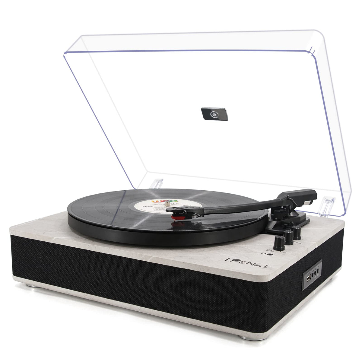 Lp&No.1 Record Player Wirelessturntable With Built In Speakers And Usb ...