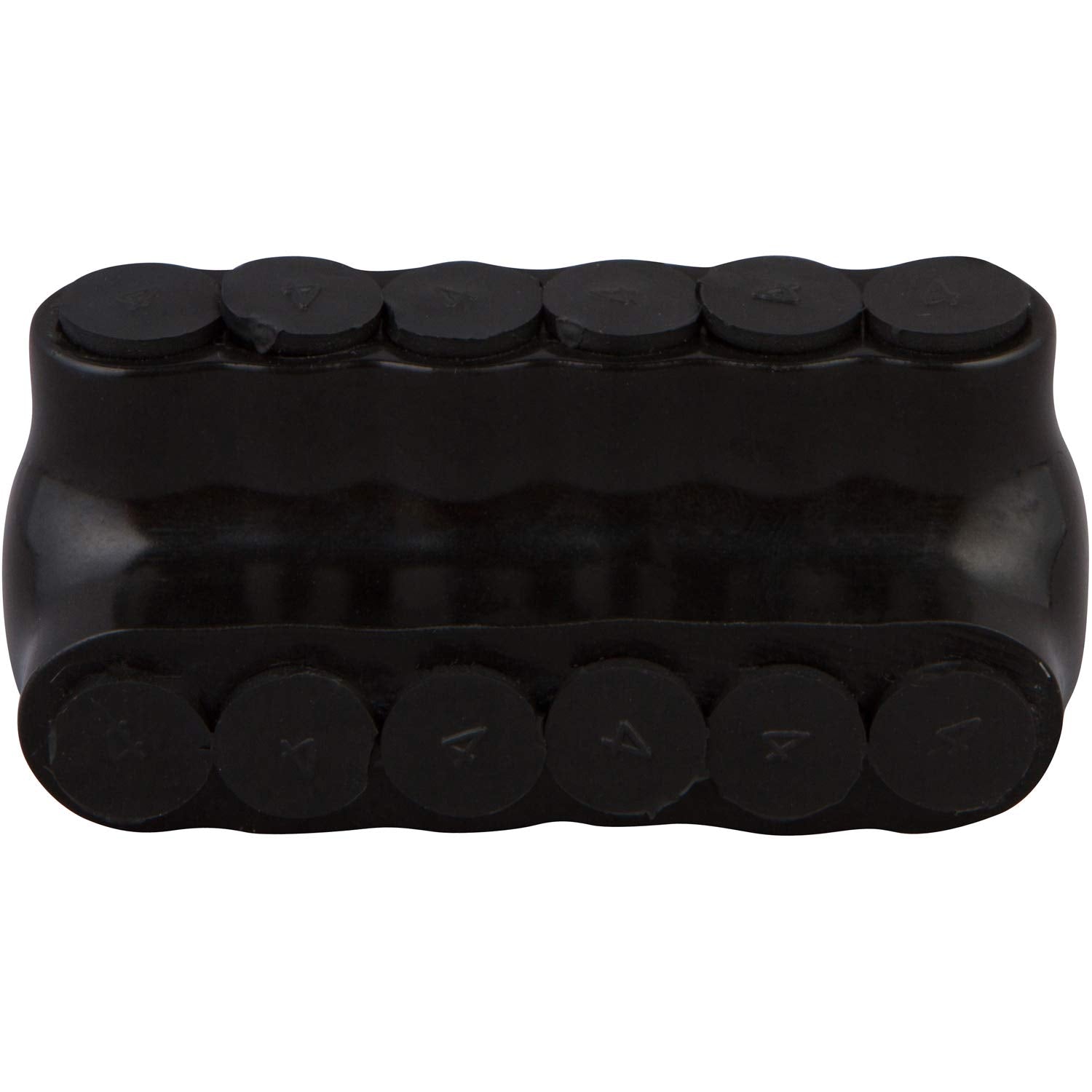 Morris Products 97516 Black Insulated Multi Cable Connector   Single Entry 6 Ports 4 14 Wire Range, 1 Pack