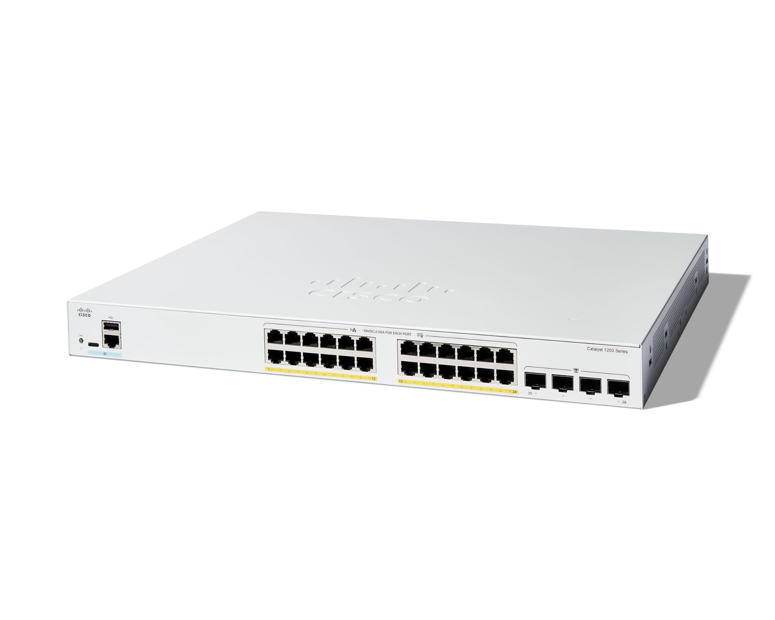 Catalyst 1200 24-Port Ge, Full Poe, 4X1G Sfp