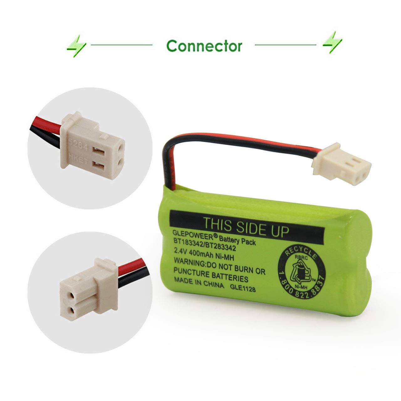 Glepoweer Bt183342 Bt283342 Bt166342 Bt266342 Bt162342 Bt262342 Battery Compatible With Cs6114 Cs6419 Cs6719 El52300 Cl80111 Cor