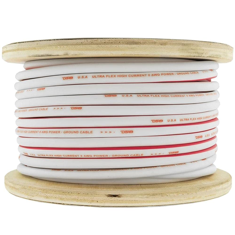Ds18 Mofc8Ga100P Hydro Marine Tinned Grade Ofc Ultra Flex Power Wire 8 Ga 100 Feet