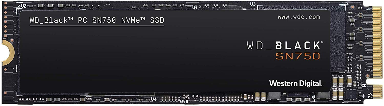 Wd_Black 1Tb Sn750 Nvme Internal Gaming Ssd Solid State Drive   Gen3 Pcie, M.2 2280, 3D Nand, Up To 3,470 Mb/S   Wds100T3X0C