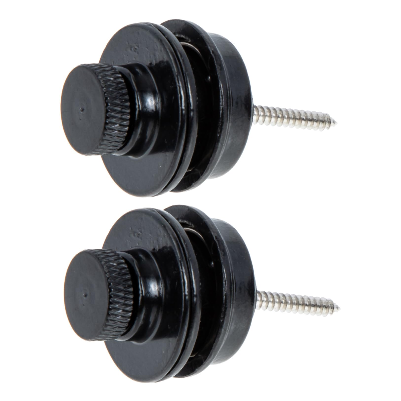 Kisangel 2pcs Guitar Strap Locks Secure Locking Mechanism for Electric and Bass Guitars Easy Installation Accessories