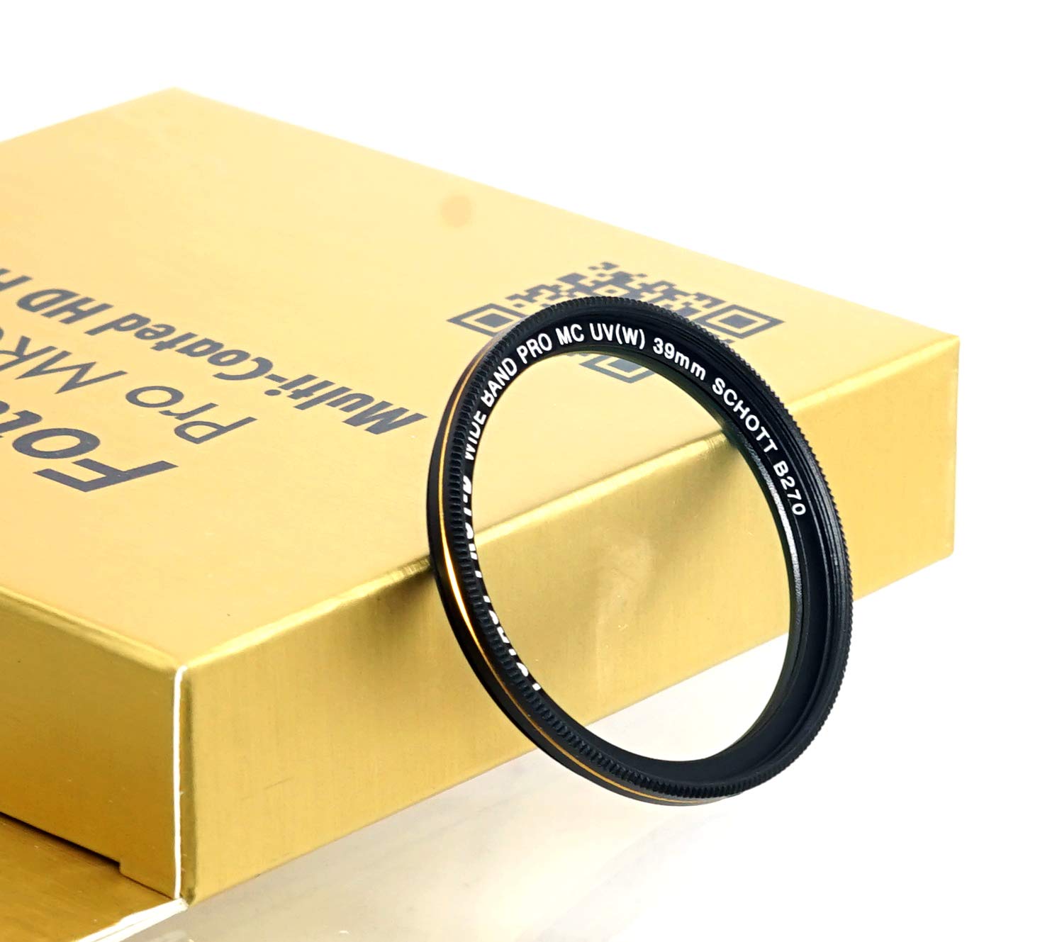 Fotasy 39Mm Ultra Slim Uv Protection Lens Filter, Nano Coatings Mrc Multi Resistant Coating Oil Water Scratch, 18 Layers Multi C